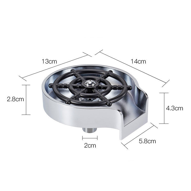 Bar Counter Cup Washer Sink High-pressure Spray Automatic Faucet Coffee Pitcher Wash Cup Tool Kitchen CJCF119569002BY 85 R$ "Lar & Estilo'' "Lar & Estilo''