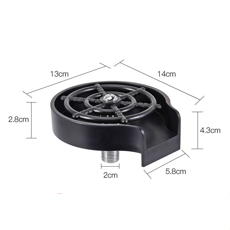 Bar Counter Cup Washer Sink High-pressure Spray Automatic Faucet Coffee Pitcher Wash Cup Tool Kitchen CJCF119569002BY 85 R$ "Lar & Estilo'' "Lar & Estilo''