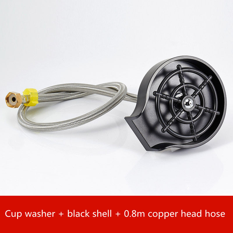 Bar Counter Cup Washer Sink High-pressure Spray Automatic Faucet Coffee Pitcher Wash Cup Tool Kitchen CJCF119569002BY 85 R$ "Lar & Estilo'' "Lar & Estilo''