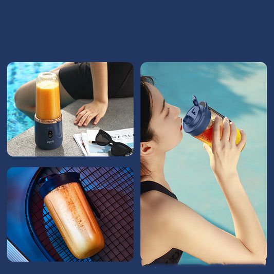  6blade Portable Blender Mini Juicer Cup Extractor Smoothie USB Charging Fruit Squeezer Blender Food Mixer Ice Crusher Portable Juicer Machine CJCF106586805EV 30 R$ "Lar & Estilo'' "Lar & Estilo''